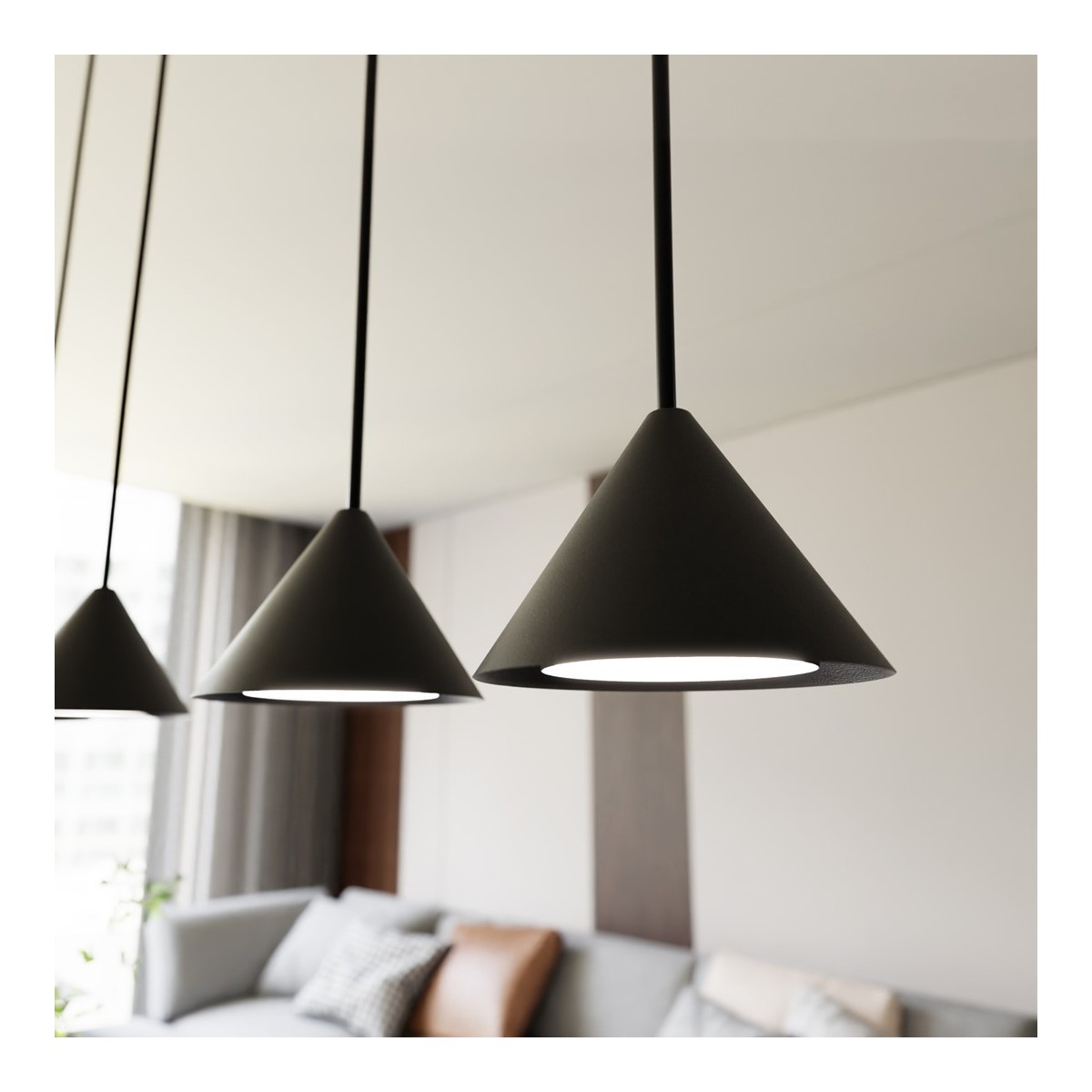 Emibig ELIT 4 BLACK EM1330/4 kolor czarny z kategorii lampy wiszące