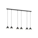 Emibig ELIT 6 BLACK EM1330/6 kolor czarny z kategorii lampy wiszące