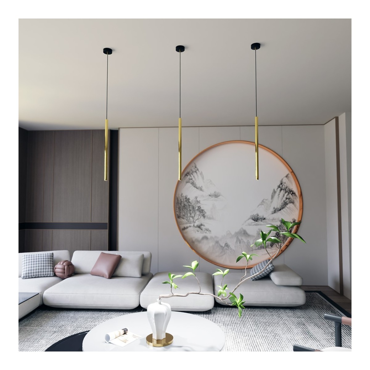 Emibig SELTER 1 GOLD EM1332/1 kolor czarny z kategorii lampy wiszące