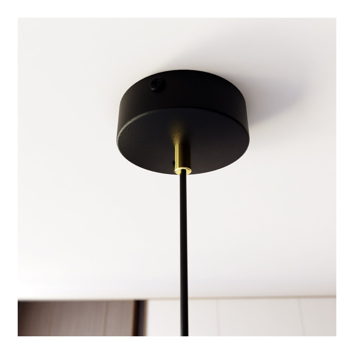 Emibig SELTER 1 GOLD EM1332/1 kolor czarny z kategorii lampy wiszące