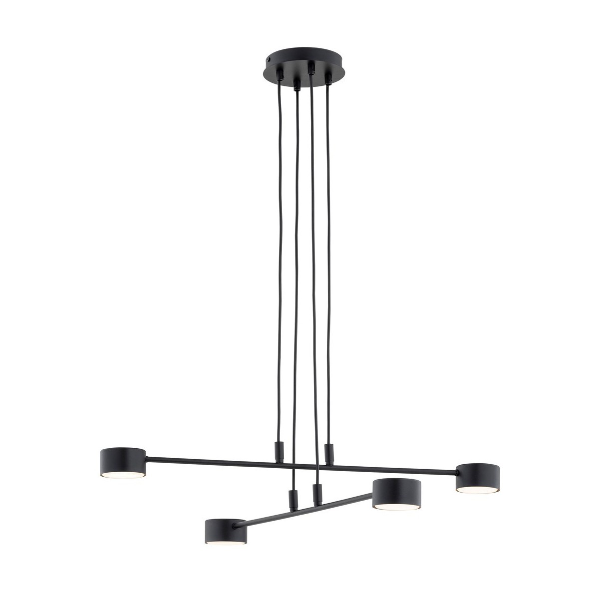 Emibig MODUS 4 BLACK EM1339/4 kolor czarny z kategorii lampy wiszące