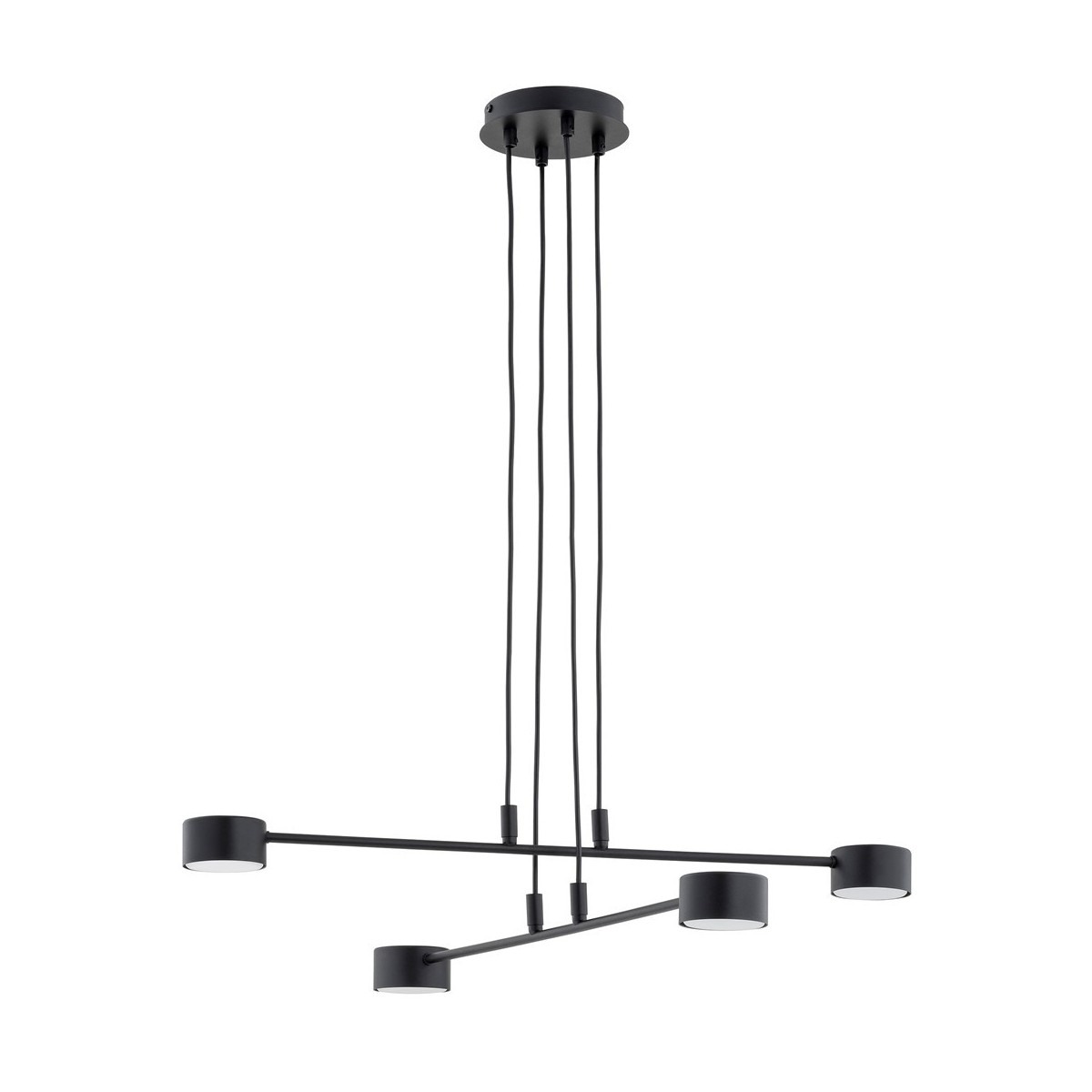 Emibig MODUS 4 BLACK EM1339/4 kolor czarny z kategorii lampy wiszące