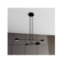 Emibig MODUS 4 BLACK EM1339/4 kolor czarny z kategorii lampy wiszące