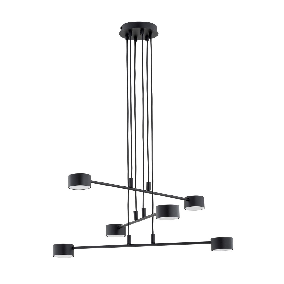 Emibig MODUS 6 BLACK EM1339/6 kolor czarny z kategorii lampy wiszące