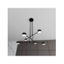 Emibig MODUS 6 BLACK EM1339/6 kolor czarny z kategorii lampy wiszące
