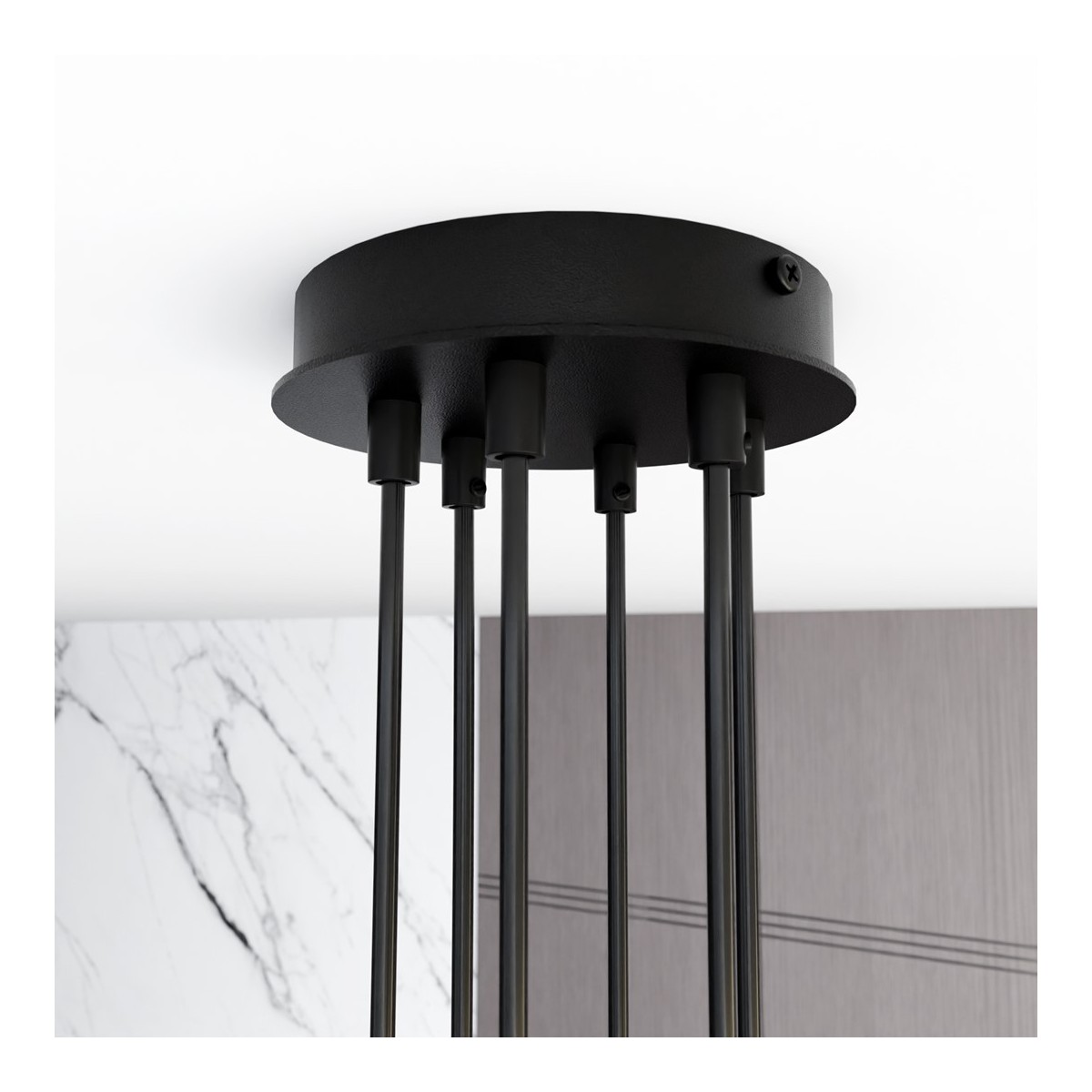 Emibig MODUS 6 BLACK EM1339/6 kolor czarny z kategorii lampy wiszące