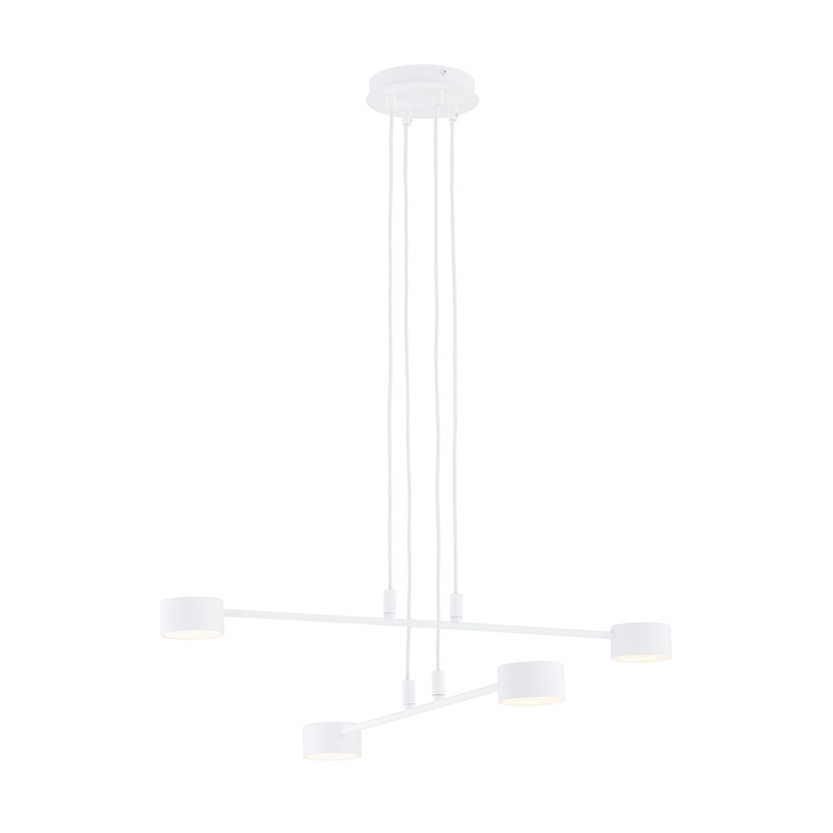 Emibig MODUS 4 WHITE EM1340/4 kolor biały z kategorii lampy wiszące