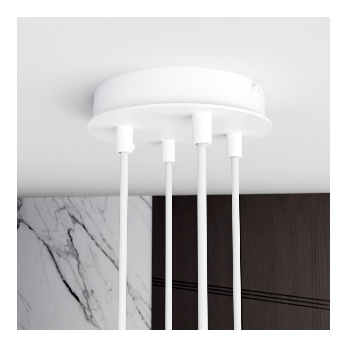 Emibig MODUS 4 WHITE EM1340/4 kolor biały z kategorii lampy wiszące