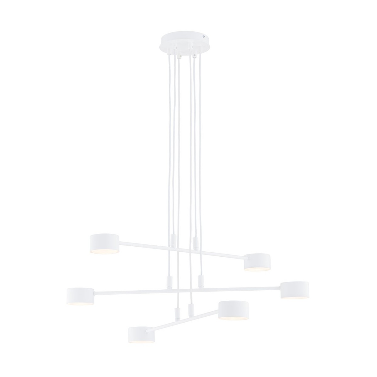 Emibig MODUS 6 WHITE EM1340/6 kolor biały z kategorii lampy wiszące