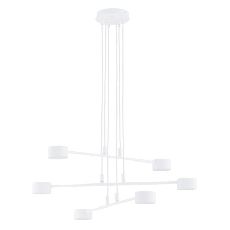 Emibig MODUS 6 WHITE EM1340/6 kolor biały z kategorii lampy wiszące