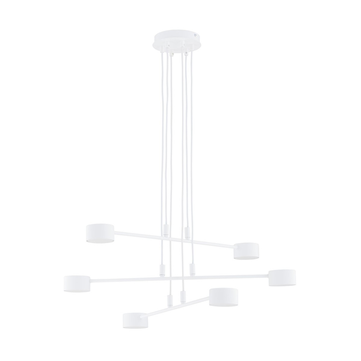 Emibig MODUS 6 WHITE EM1340/6 kolor biały z kategorii lampy wiszące