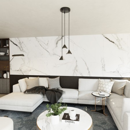 Emibig ELIT 3 PREMIUM BLACK EM1330/3PREM kolor czarny z kategorii lampy wiszące