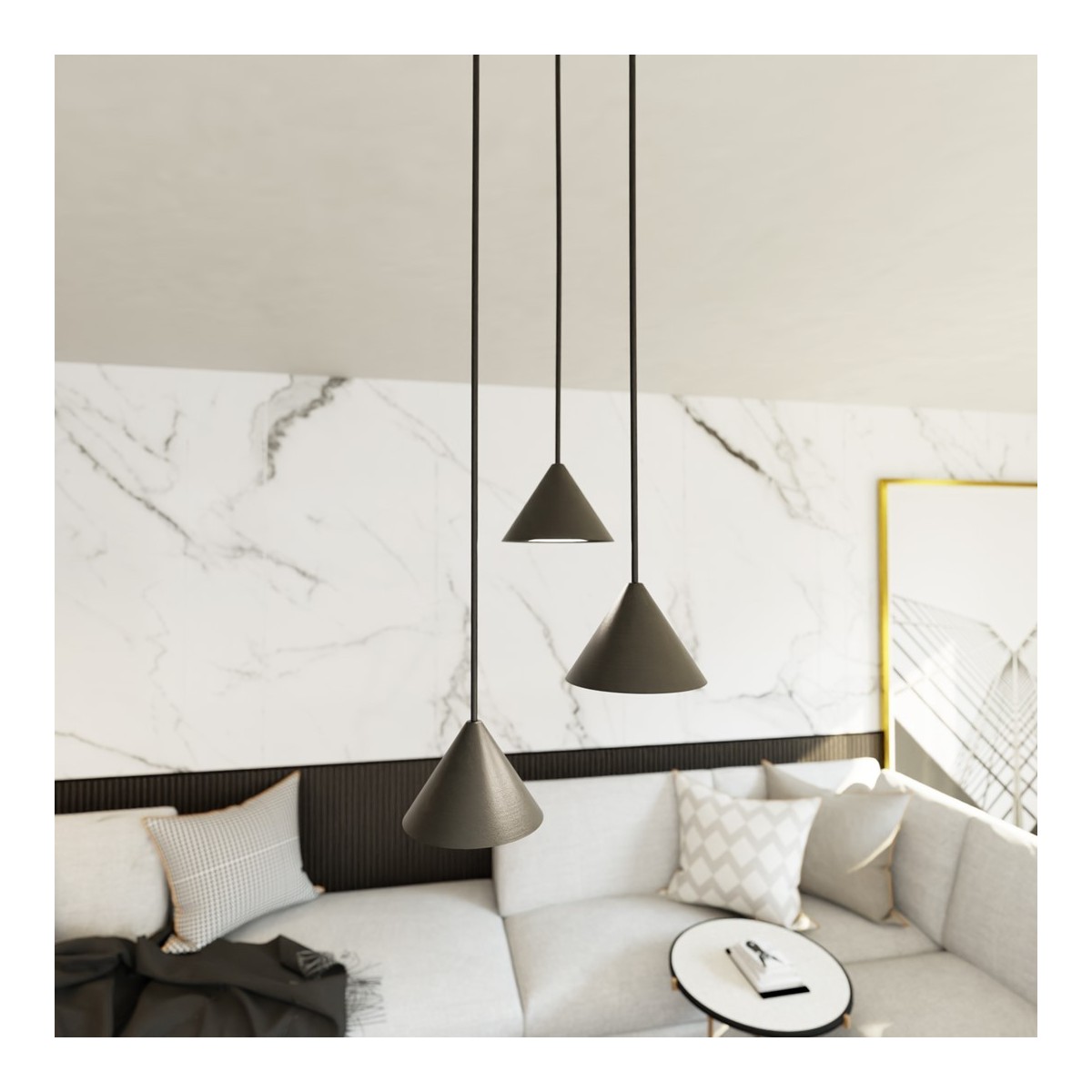 Emibig ELIT 3 PREMIUM BLACK EM1330/3PREM kolor czarny z kategorii lampy wiszące