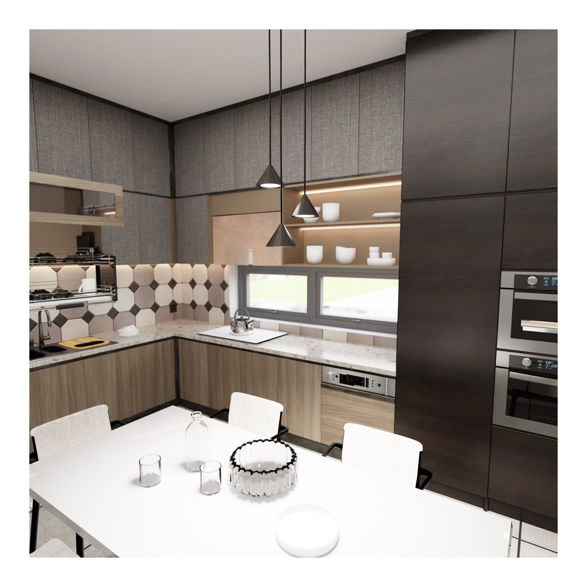 Emibig ELIT 3 PREMIUM BLACK EM1330/3PREM kolor czarny z kategorii lampy wiszące