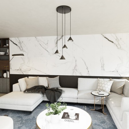 Emibig ELIT 4 PREMIUM BLACK EM1330/4PREM kolor czarny z kategorii lampy wiszące