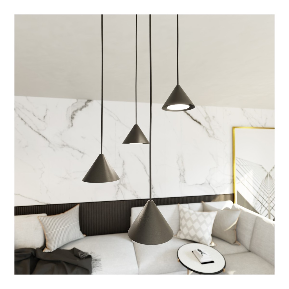 Emibig ELIT 4 PREMIUM BLACK EM1330/4PREM kolor czarny z kategorii lampy wiszące