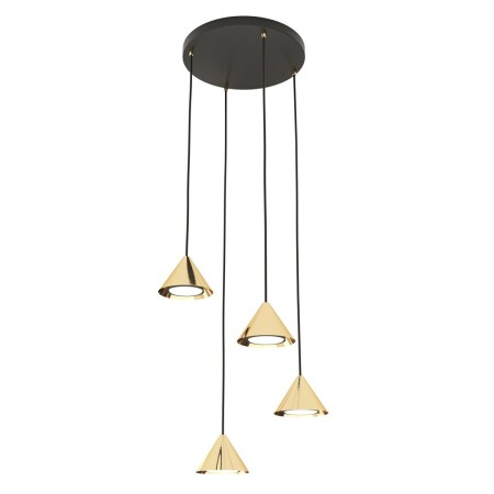 Emibig ELIT 4 PREMIUM GOLD EM1329/4PREM kolor czarny z kategorii lampy wiszące