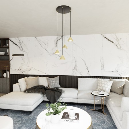 Emibig ELIT 4 PREMIUM GOLD EM1329/4PREM kolor czarny z kategorii lampy wiszące