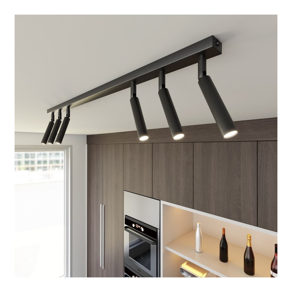 Emibig IVI 6 BLACK EM1351/6 kolor czarny z kategorii lampy sufitowe