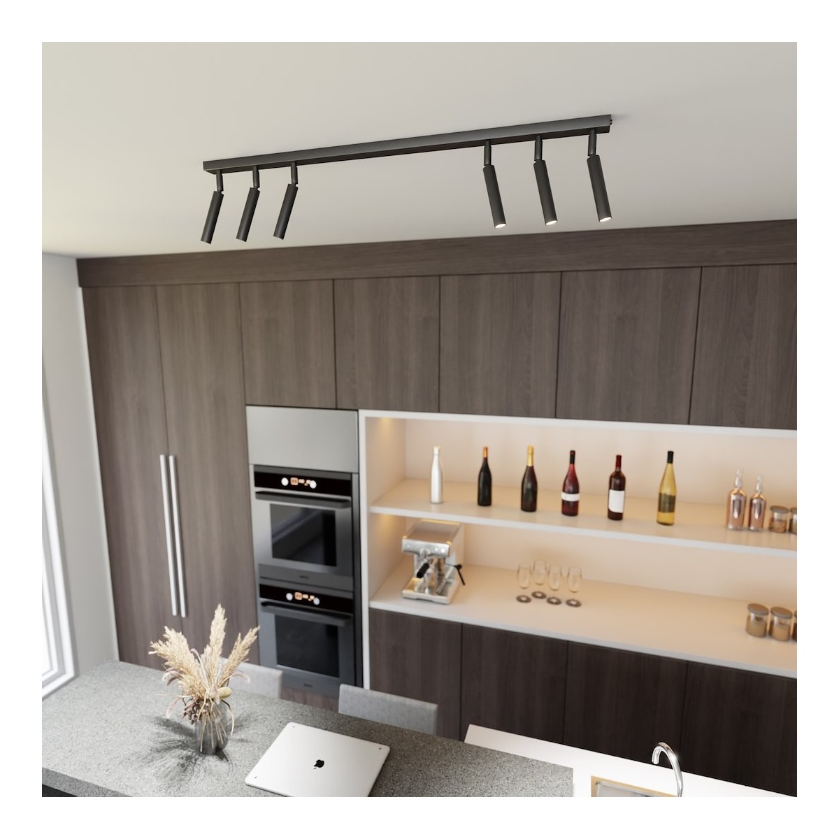 Emibig IVI 6 BLACK EM1351/6 kolor czarny z kategorii lampy sufitowe