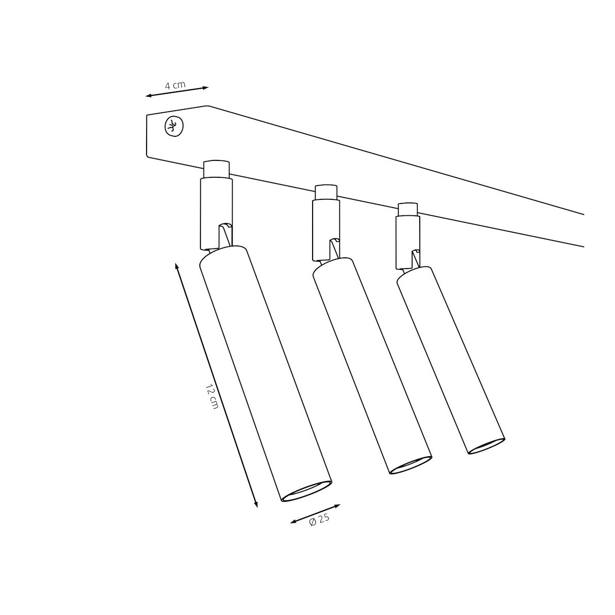 Emibig IVI 6 BLACK EM1351/6 kolor czarny z kategorii lampy sufitowe