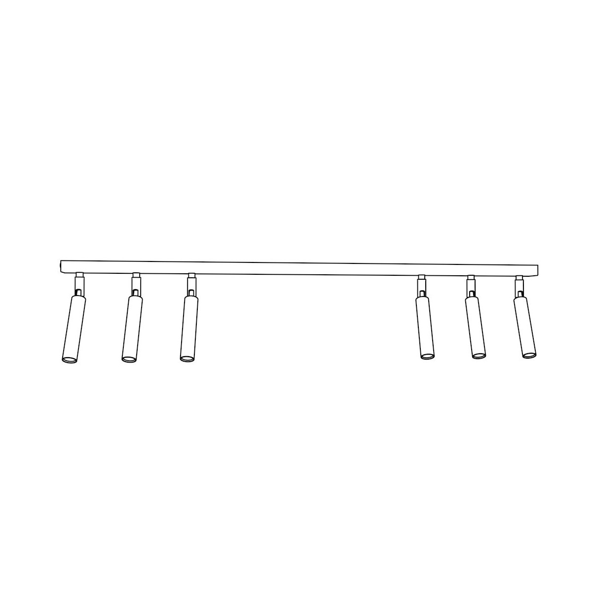 Emibig IVI 6 WHITE EM1352/6 kolor biały z kategorii lampy sufitowe