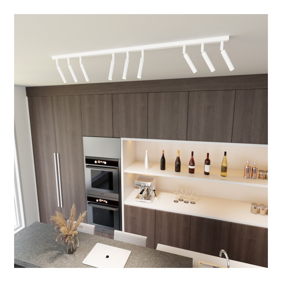 Emibig IVI 9 WHITE EM1352/9 kolor biały z kategorii lampy sufitowe