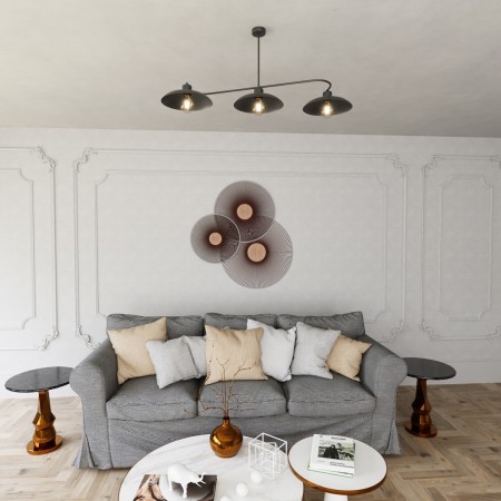 Emibig FOSTER 3 BLACK EM1353/3 kolor czarny z kategorii lampy sufitowe