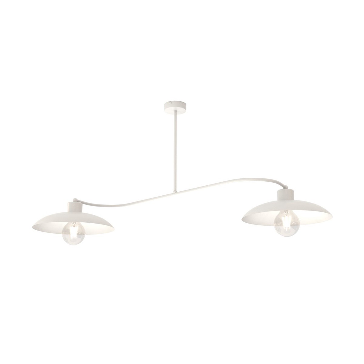 Emibig FOSTER 2 WHITE EM1354/2 kolor biały z kategorii lampy sufitowe