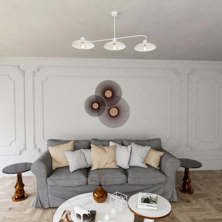 Emibig FOSTER 3 WHITE EM1354/3 kolor biały z kategorii lampy sufitowe