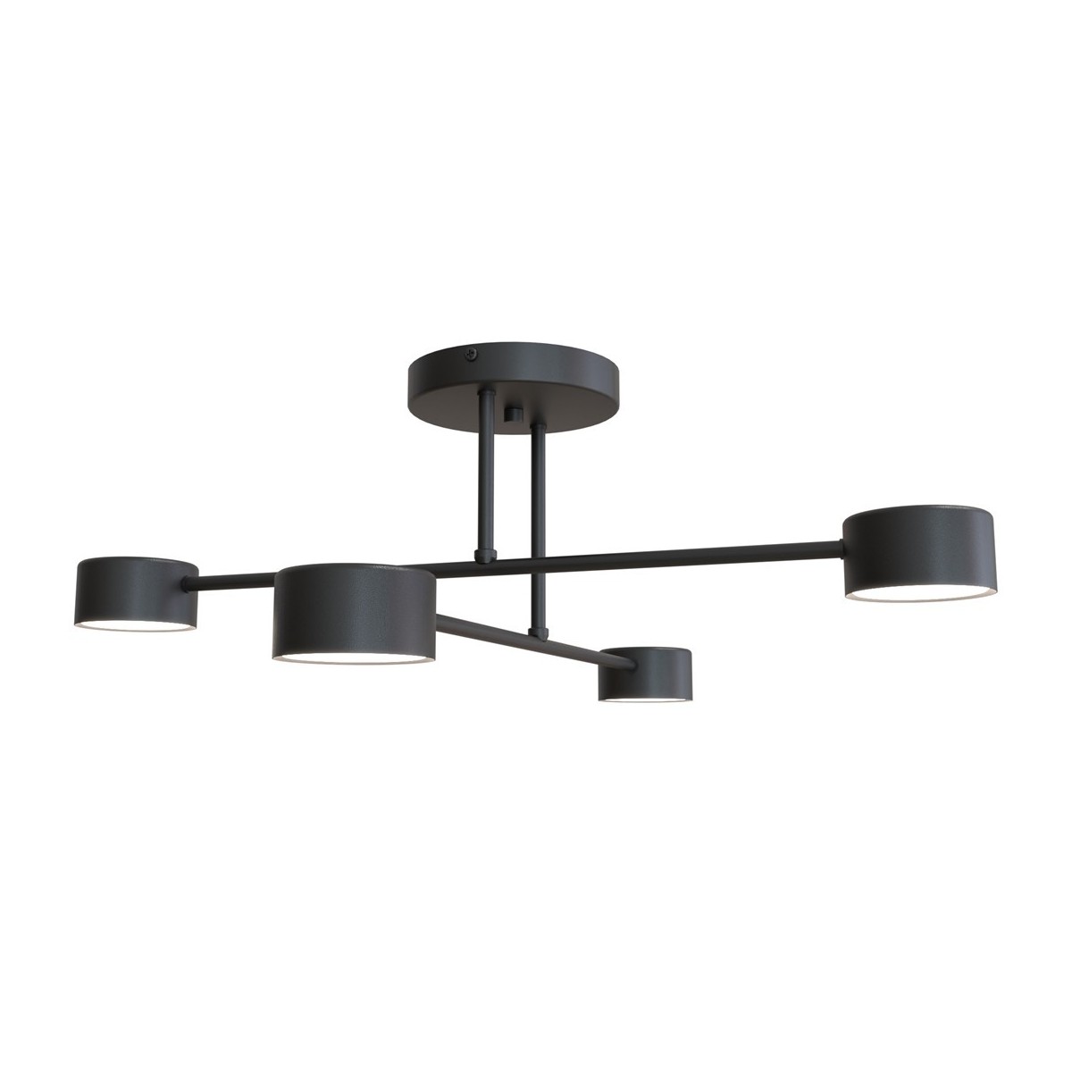 Emibig HALO 4 BLACK EM1355/4 kolor czarny z kategorii lampy sufitowe