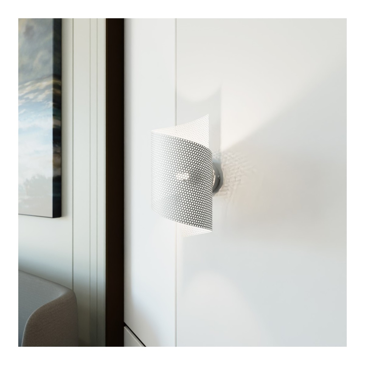 Emibig SPIRAL WHITE EM1360/1 kolor biały z kategorii kinkiety