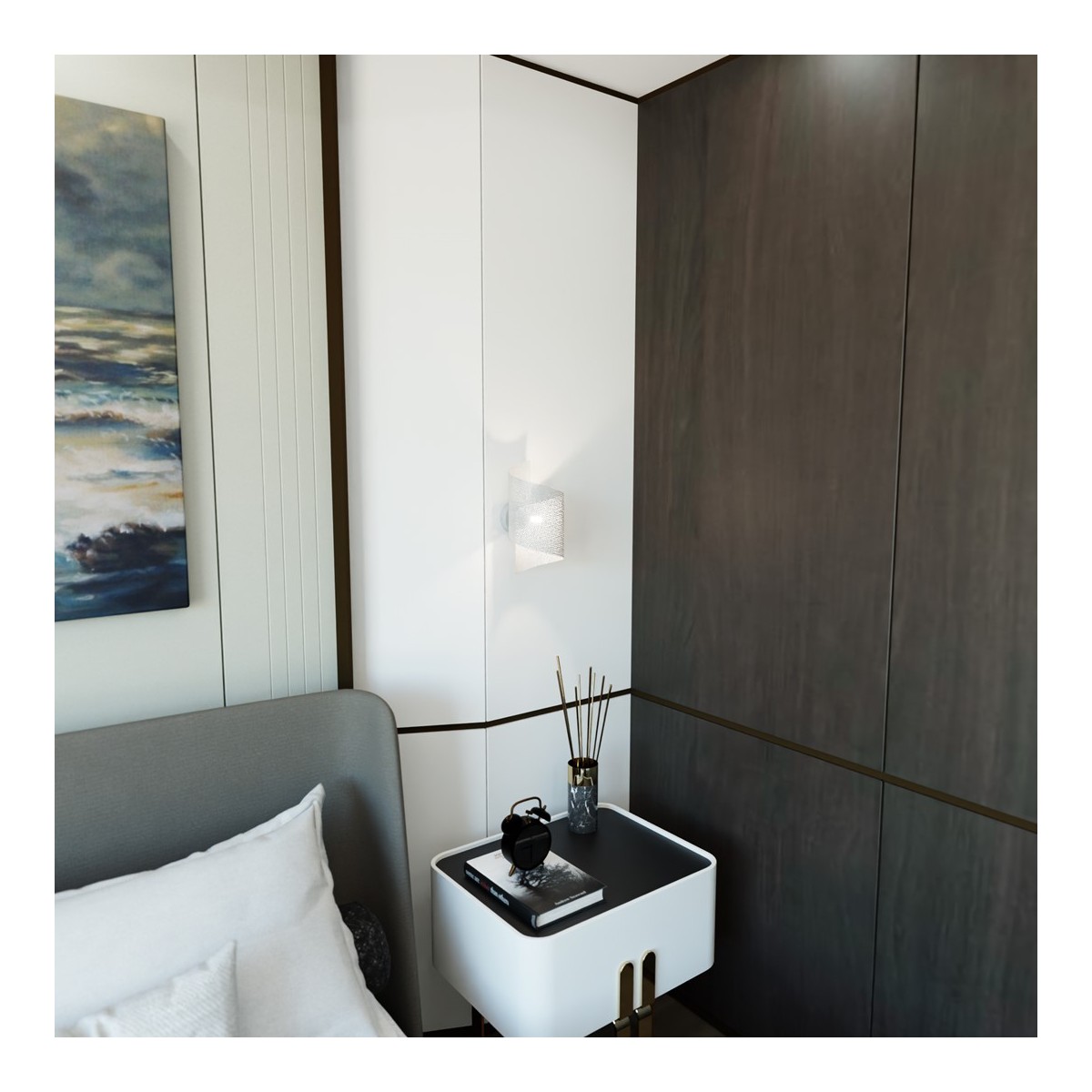 Emibig SPIRAL WHITE EM1360/1 kolor biały z kategorii kinkiety