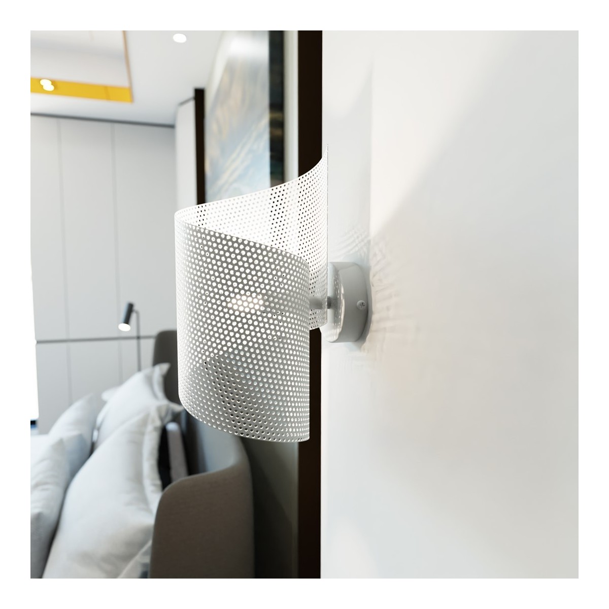 Emibig SPIRAL WHITE EM1360/1 kolor biały z kategorii kinkiety