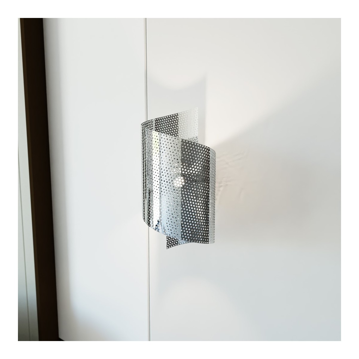 Emibig SPIRAL CHROME EM1358/1 kolor srebrny z kategorii kinkiety