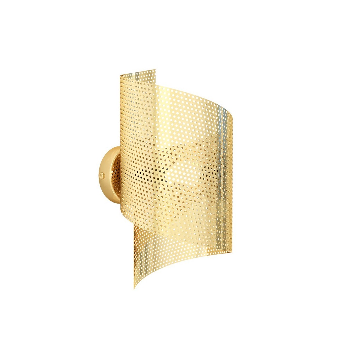 Emibig SPIRAL GOLD EM1359/1 kolor złoty z kategorii kinkiety