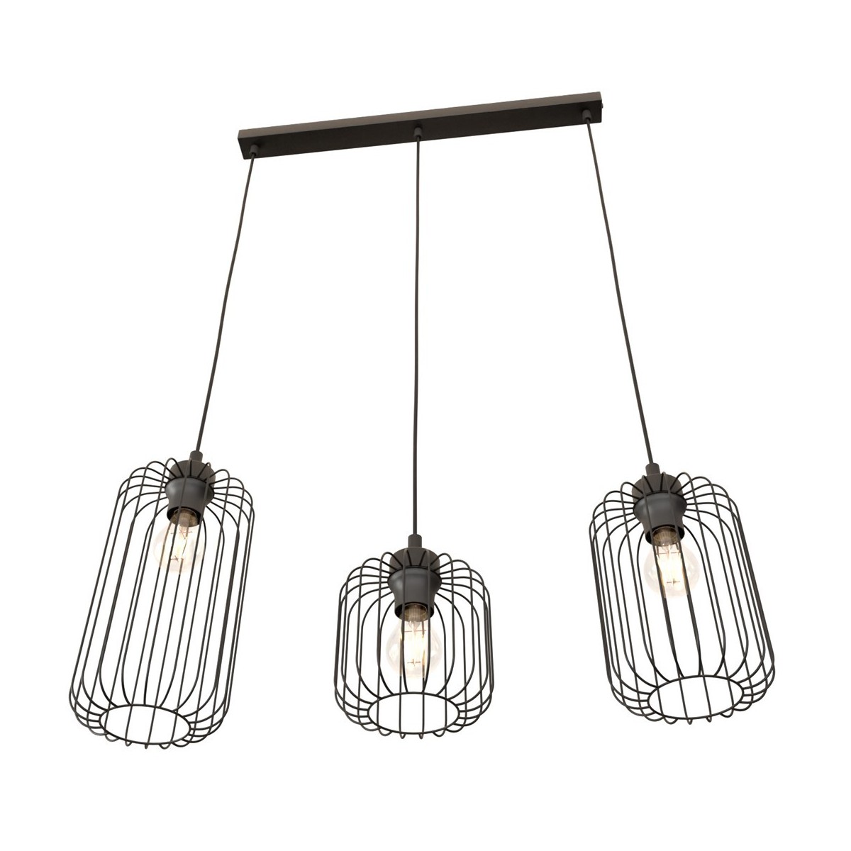 Emibig VANDER 3 BL EM1365/3 kolor czarny z kategorii lampy wiszące