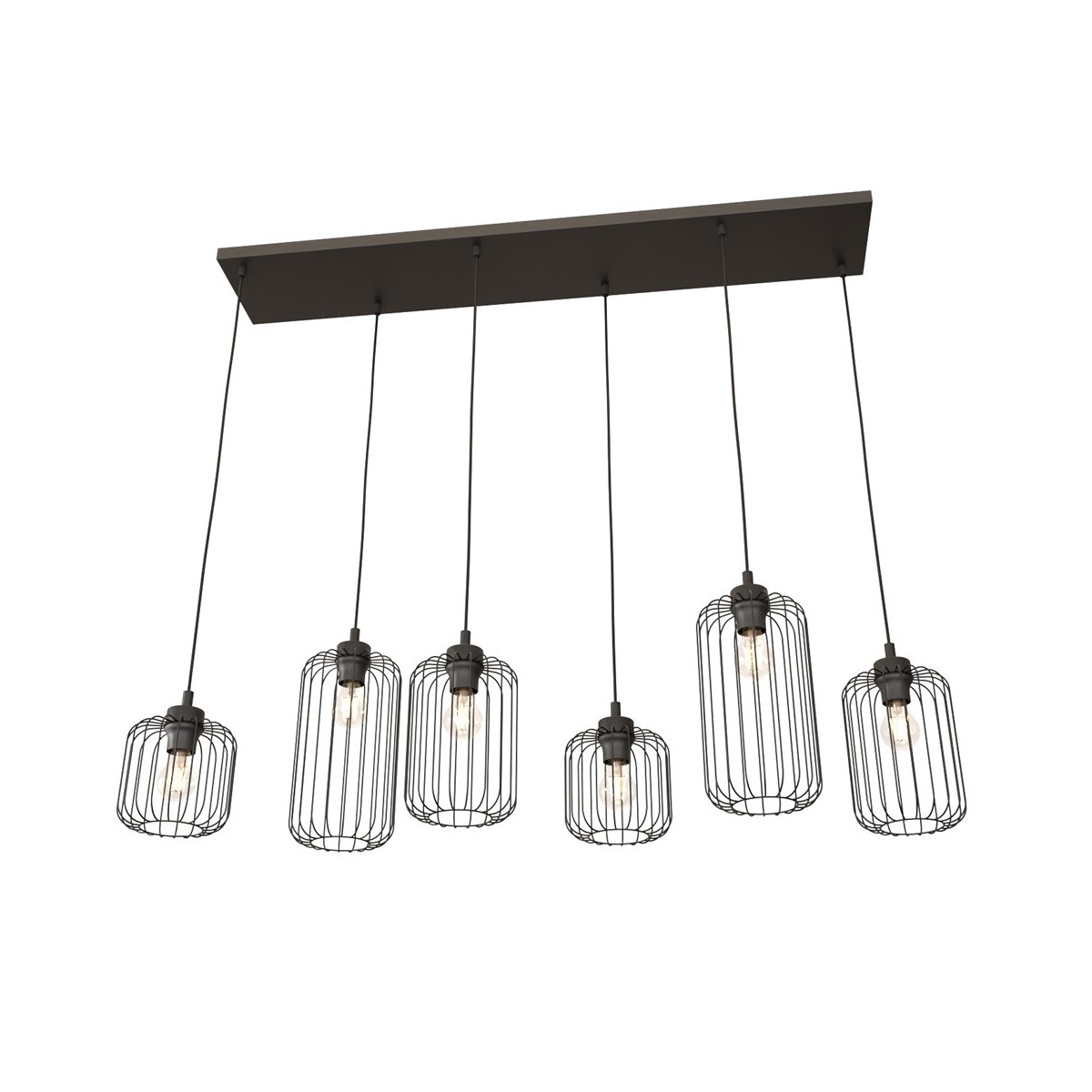 Emibig VANDER 6 BL EM1365/6 kolor czarny z kategorii lampy wiszące