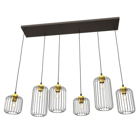 Emibig VANDER 6 BL GOLD EM1364/6 kolor złoty z kategorii lampy wiszące