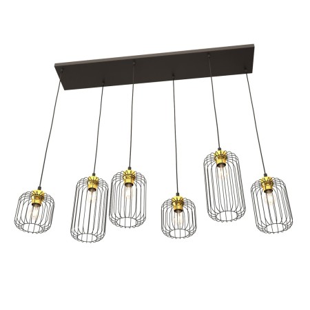 Emibig VANDER 6 BL GOLD EM1364/6 kolor złoty z kategorii lampy wiszące