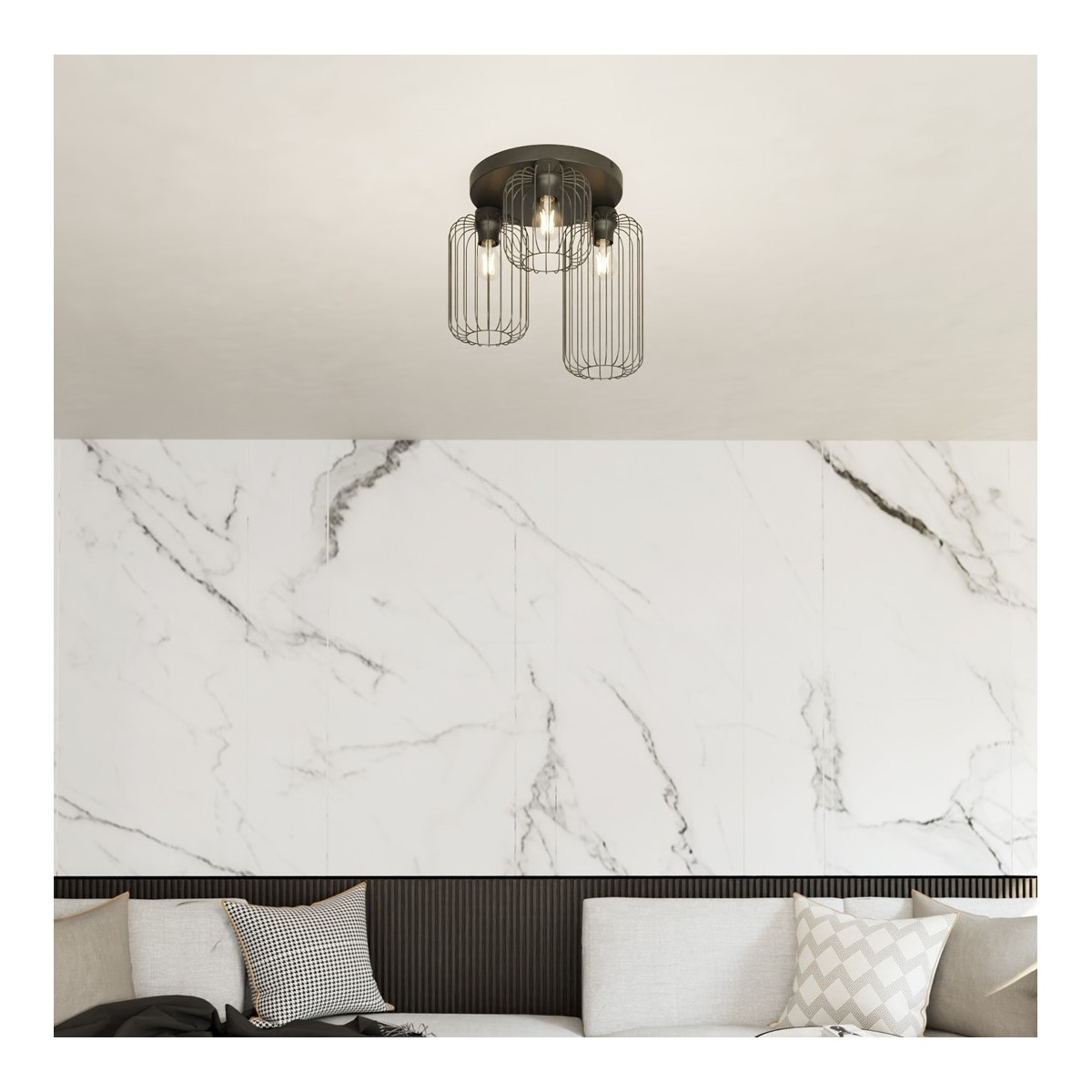 Emibig BARN 3PREM BL EM1367/3PREM kolor czarny z kategorii lampy sufitowe