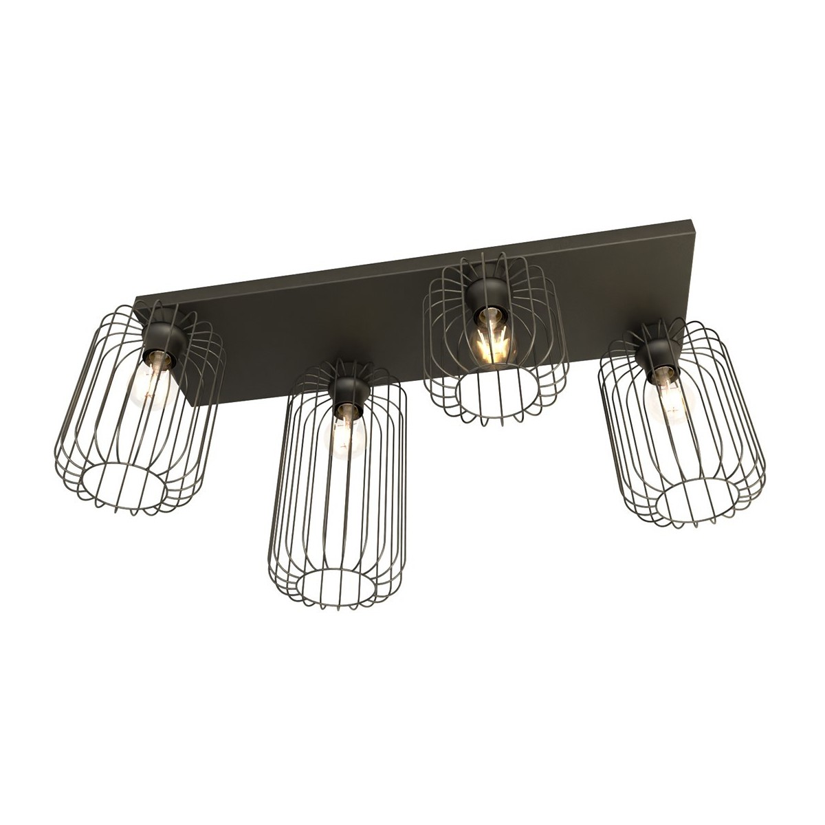 Emibig BARN 4 BL EM1367/4 kolor czarny z kategorii lampy sufitowe