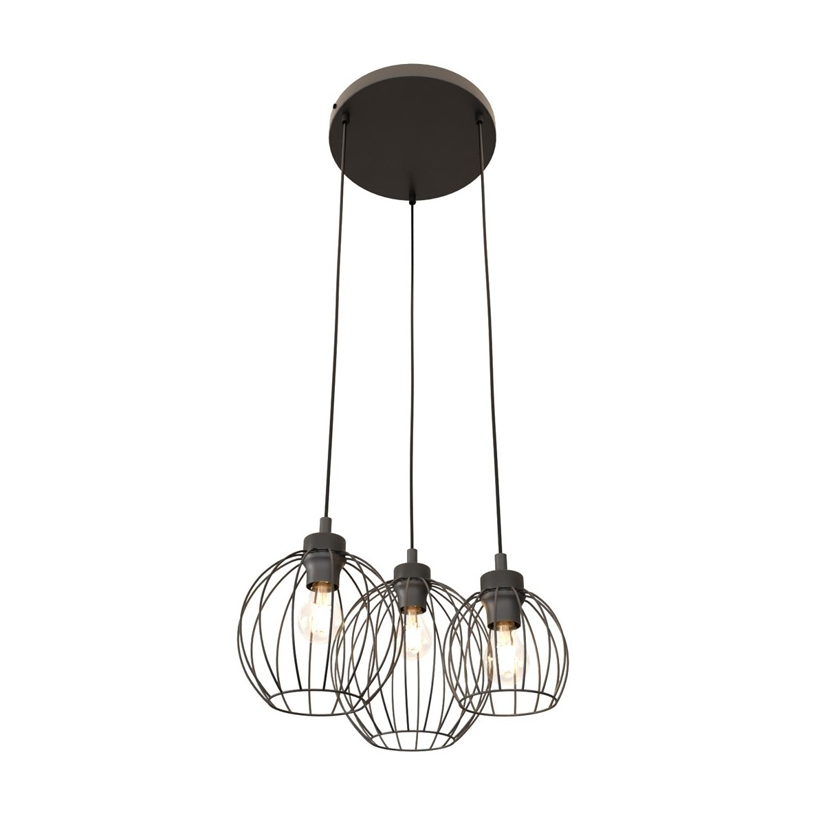 Emibig NANDO 3PREM BL EM1369/3PREM kolor czarny z kategorii lampy wiszące