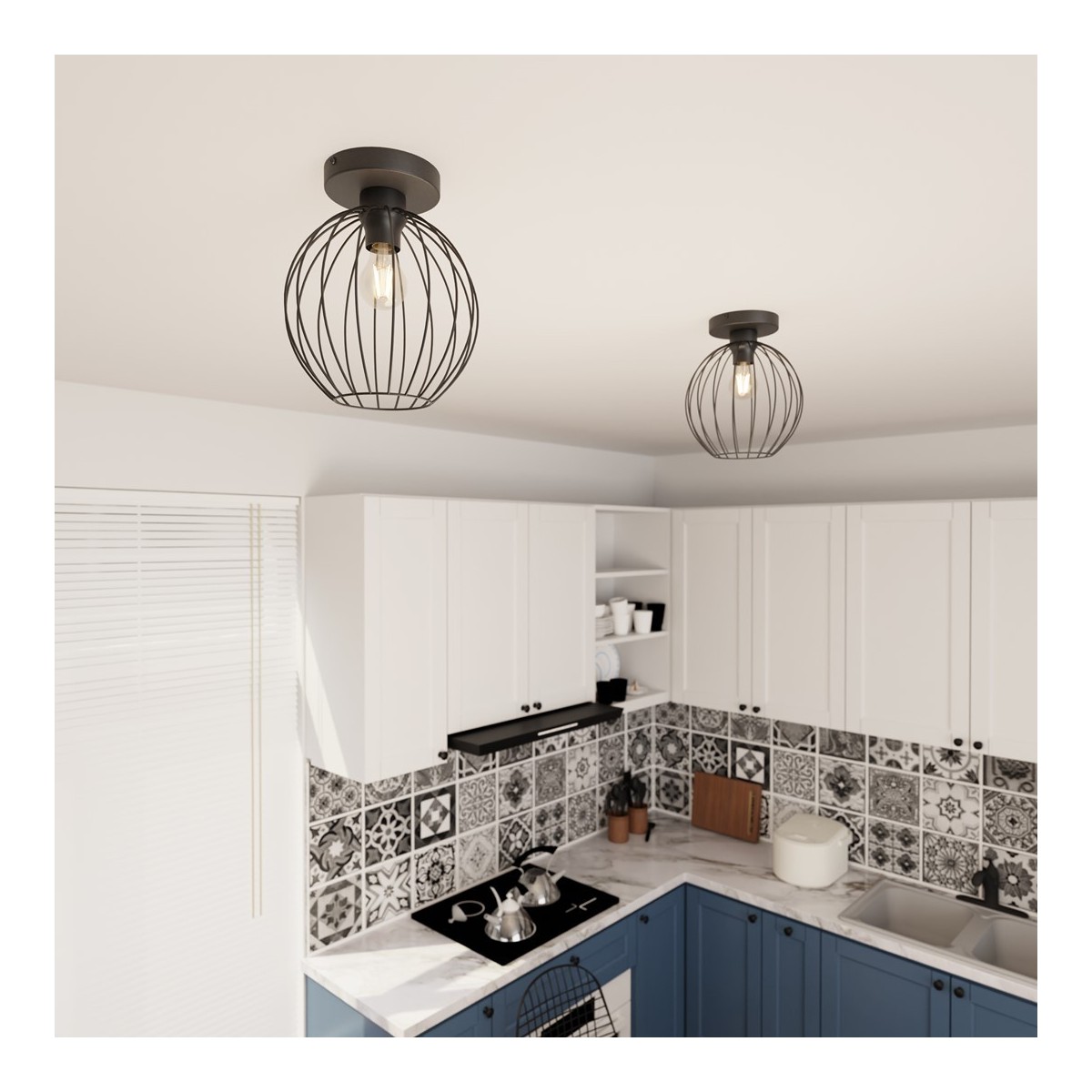 Emibig NEST 1 BL EM1371/1 kolor czarny z kategorii lampy sufitowe