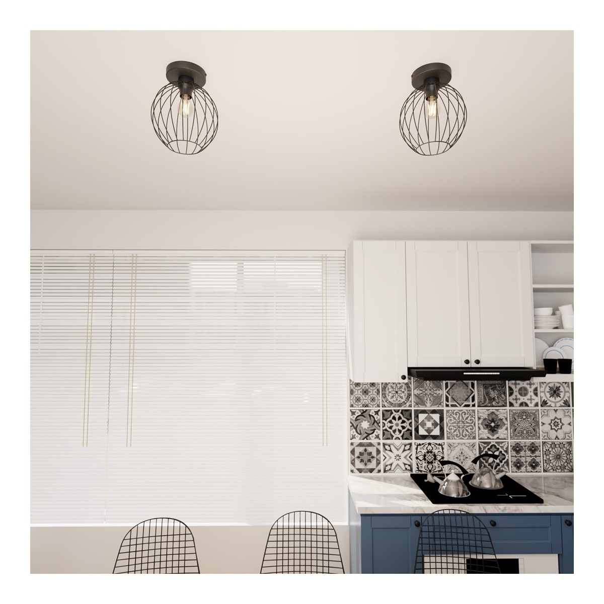 Emibig NEST 1 BL EM1371/1 kolor czarny z kategorii lampy sufitowe