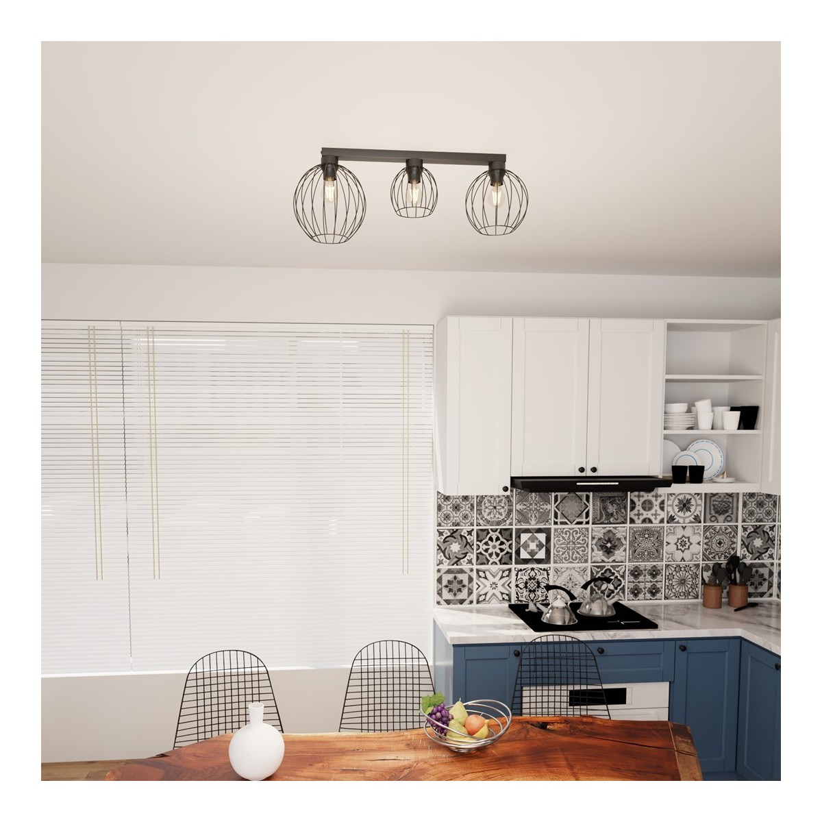 Emibig NEST 3 BL EM1371/3 kolor czarny z kategorii lampy sufitowe