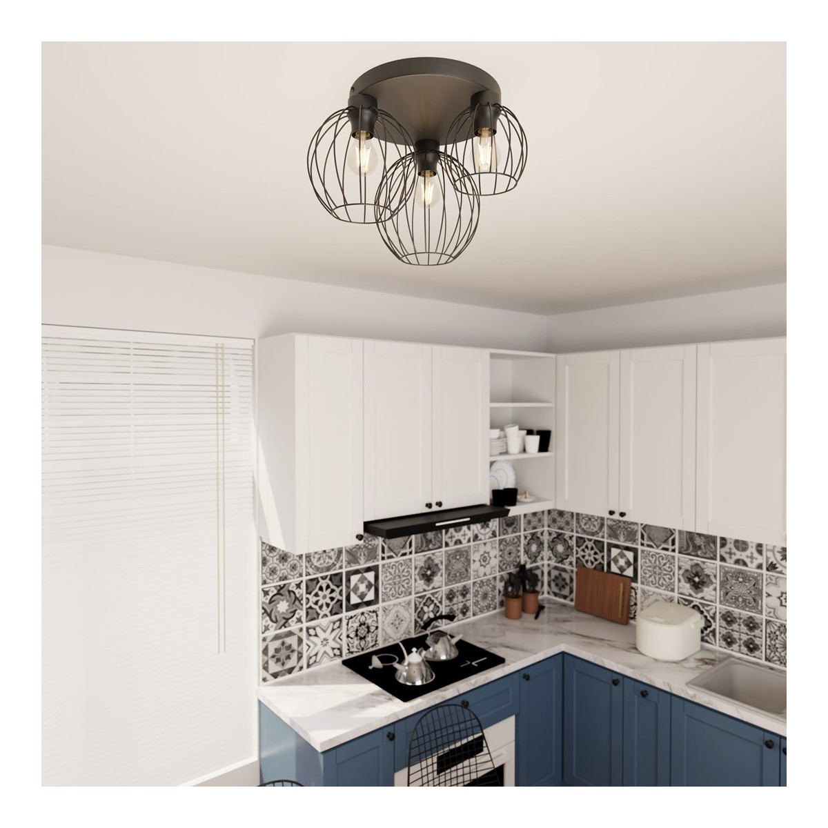 Emibig NEST 3PREM BL EM1371/3PREM kolor czarny z kategorii lampy sufitowe