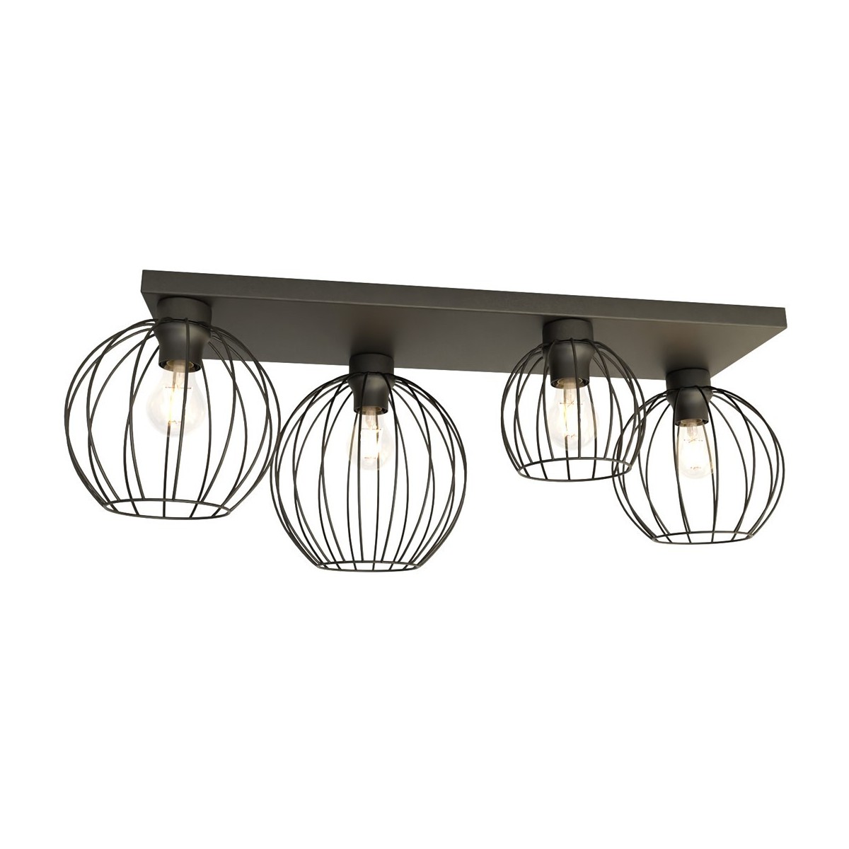 Emibig NEST 4 BL EM1371/4 kolor czarny z kategorii lampy sufitowe