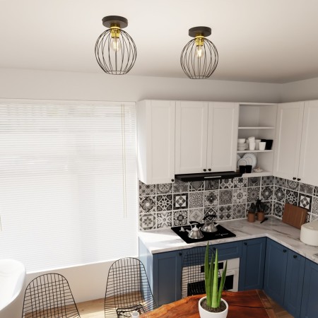 Emibig NEST 1 BL GOLD EM1370/1 kolor złoty z kategorii lampy sufitowe