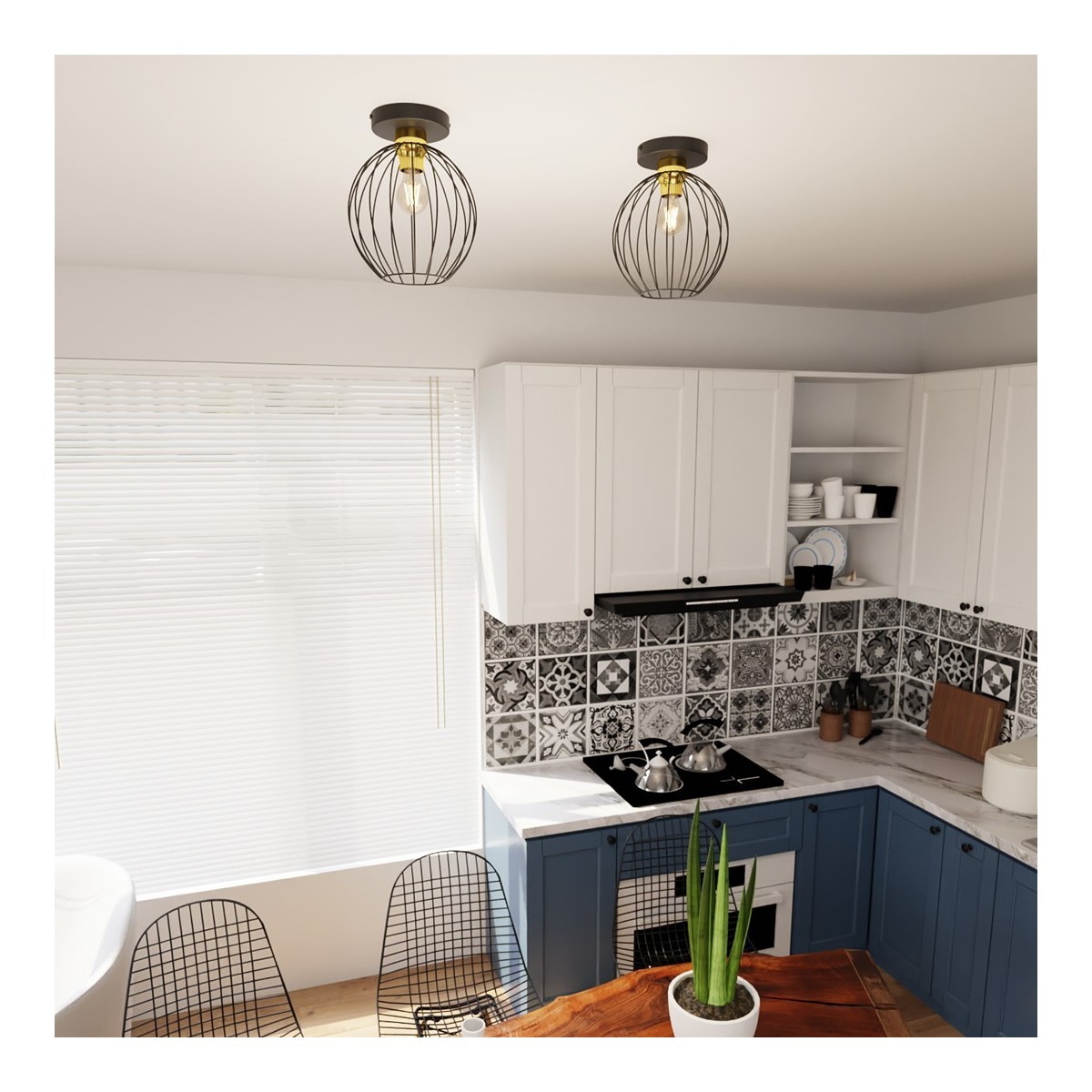 Emibig NEST 1 BL GOLD EM1370/1 kolor złoty z kategorii lampy sufitowe